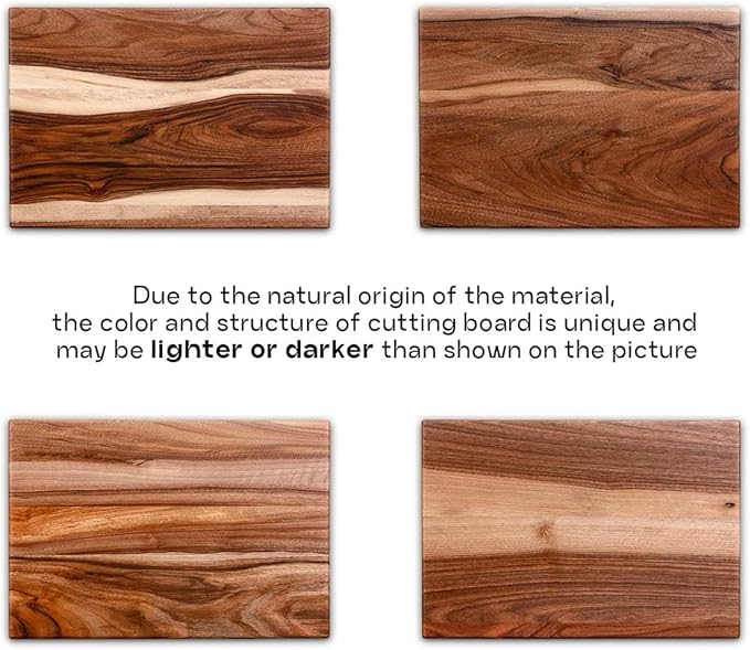Personalized Walnut Wood Cutting Board – Custom Deer Couple Engraving with Names – 8x12 Inches – Gift for Wedding, Anniversary, Christmas, Housewarming, Mother’s Day – Great for Parents and Friends