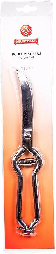 Mundial Chrome Finished Steel 10" Poultry Shears