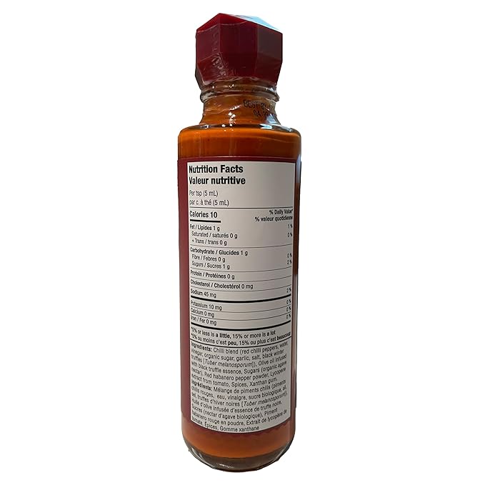TRUFF Habanero Black Truffle Hot Sauce, Gourmet Hot Sauce with Jalapeño, Red Chili Peppers with More Heat, Black Truffle Oil, Agave Nectar, Hotter Flavor Experience in a Bottle, 6 oz.