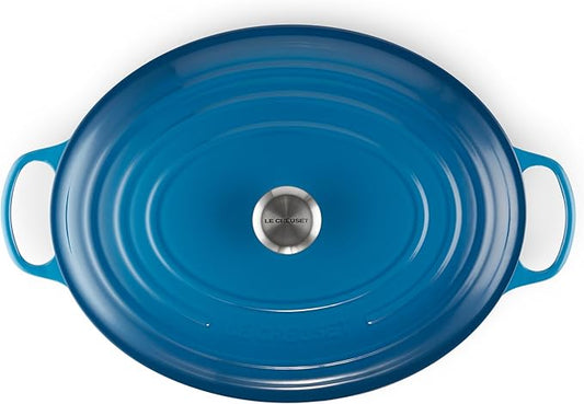 Le Creuset Enameled Cast Iron Signature Oval Dutch Oven, 15.5 qt., Marseille
