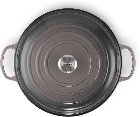 Le Creuset Enameled Cast Iron Signature Braiser, 5 qt., Oyster