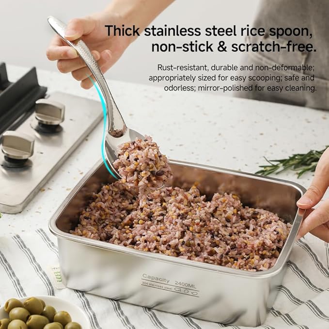 Stainless Steel Serving spoons set with Slotted Spoon.Serving Spoon and Perforated Spoon kitchen cooking serving utensils set