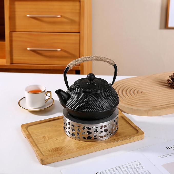 Stainless Steel Teapot Warmer, Tea Warmer for Teapot, Silver Color
