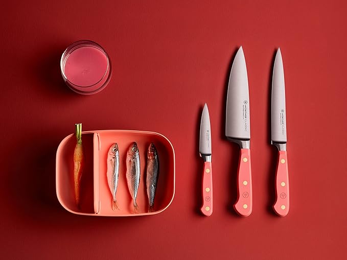 WÜSTHOF Classic Coral Peach 2-Piece Chef's Knife Set