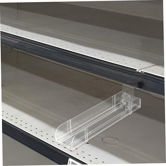 Zerodeko Dual-Sided Beverage Booster can Organizer Tray for Convenience Store and Supermarket Shelves Compact 11X3X2.5 Inch Space-Saving Display Rack for Soda and Drinks