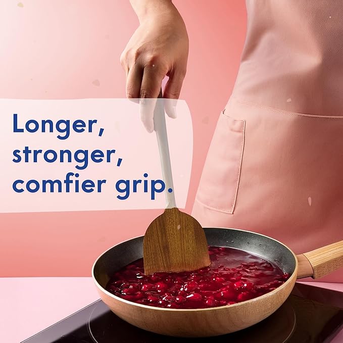 Non-Toxic Wooden Spoons for Cookingโ 7-Piece Kitchen Utensils Set, Glue-Free & One-Piece Cooking Utensils, Natural Wooden Utensil Set with Plant-Based Finish, Free of Forever Chemicals