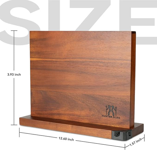 Magnetic Knife Holder with Enhanced Magnets, Multifunctional Countertop Magnetic Knife Block Stand, Universal Knife Storage & Kitchen Tool Organizer for Counter Top