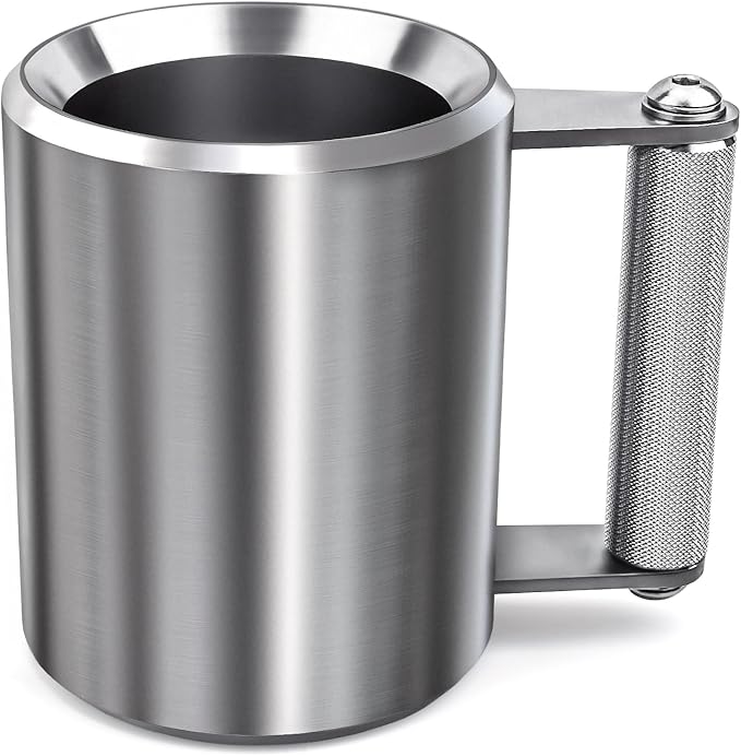 Mug,22LB/ 10KG Stainless Steel Cup,Super Dumbbell Fitness Sports Mug,Gym Exercise Coffee Lover Gift
