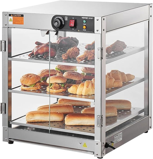 VEVOR foof Warmer Display (3-Tier(20"))