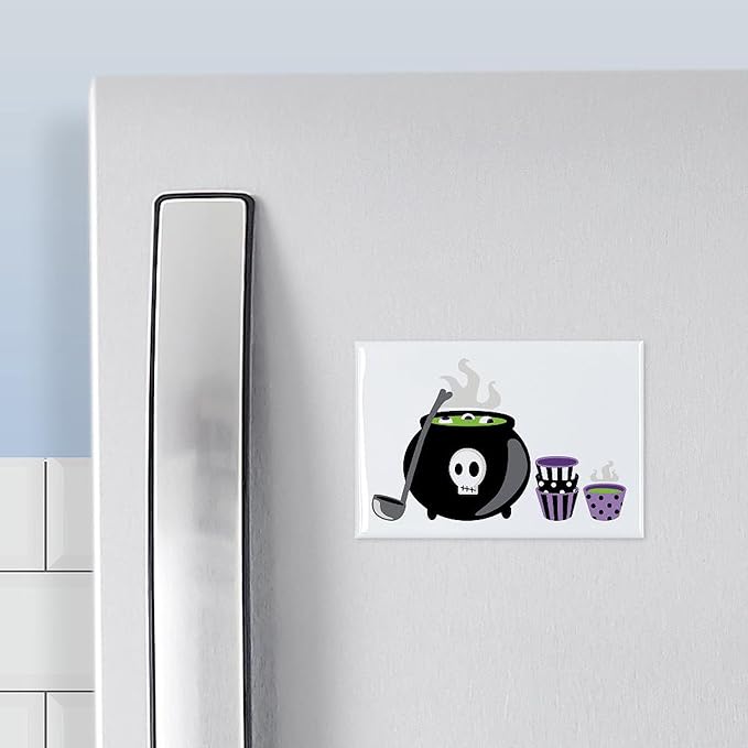 CafePress Halloween Punch Bowl Cauldron Magnets Rectangle Magnet (100 pack)