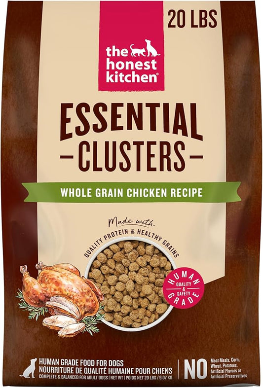 The Honest Kitchen Essential Clusters Dog Whole Grain Chicken 20 lb Bag