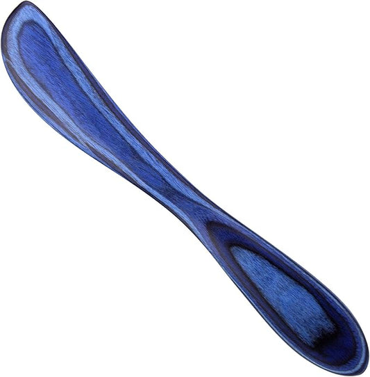 Totally Bamboo Baltique Malta Collection Cheese Spreader Knife in Colored Birch Wood