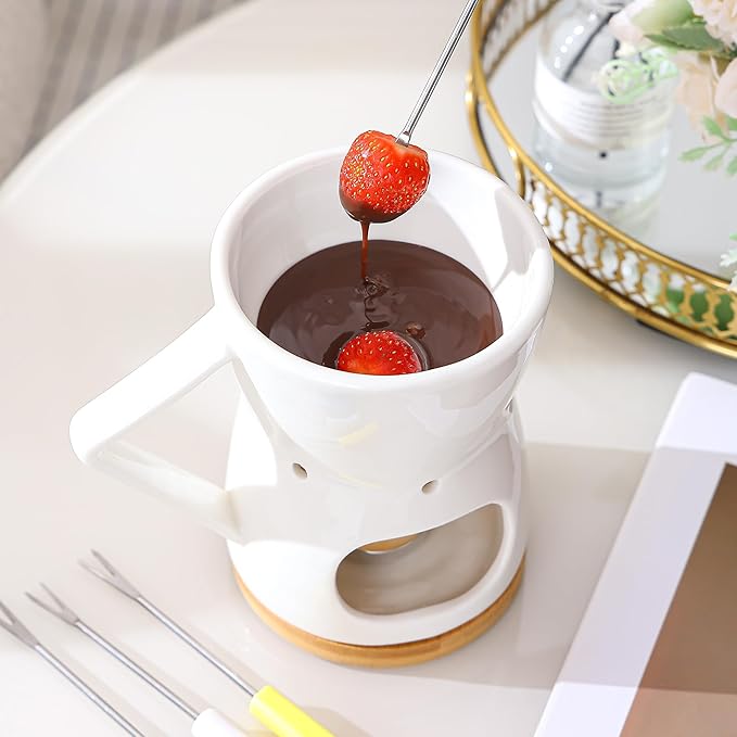 Fondue Cup Chocolate Melting Cup Chocolate Fondue Mug Fondue Set Sweet Fondue Cup