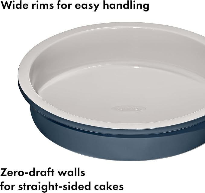 OXO Good Grips Non-Stick Pro Ceramic Coated Metal Bakeware 9” Round Cake Pan – Storm Blue