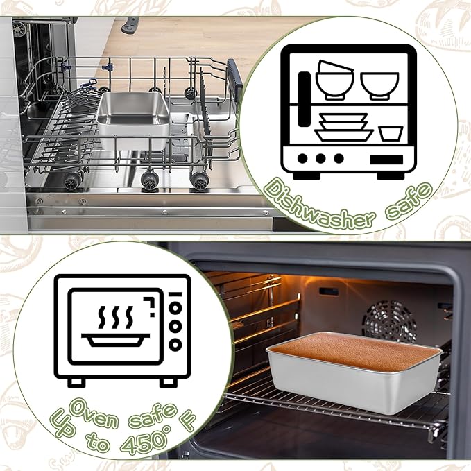 8Pcs Loaf Pans for Bread Baking,Stainless Steel Baking Bread Pans,Small Loaf Tins for Homemade Bread Meatloaf Cake Brownies Dishwasher Oven Safe 8.6 * 5.3 * 2.3 IN