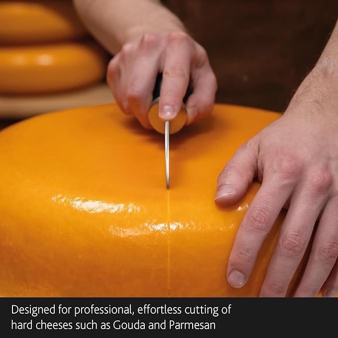 BOSKA Cheese Scoring Knife Pro 90mm - Premium Quality - German Steel - 1896 Collection - For hard cheese like Parmesan or Gouda - 1896 collection