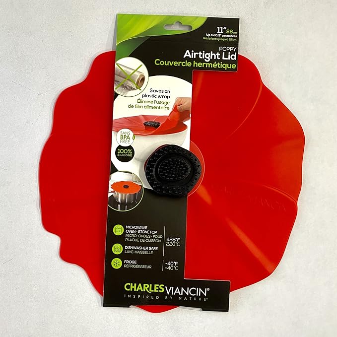 Poppy Design Silicone Pot Lids Set of 4 (6"/8"/9" & 11")
