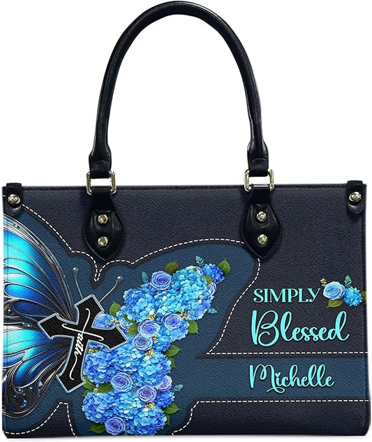 THUYPT Personalized Christian Leather Handbags, Handbag & Purse With Bible Verse Religious Tote Bag, Gift for Women