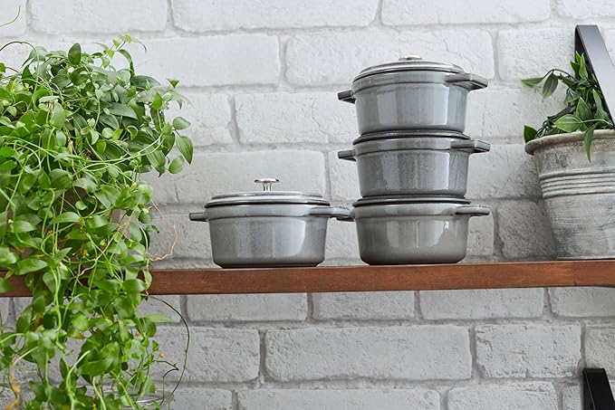 STAUB 40509-304-0 Cocotte Round 20cm Graphite grey