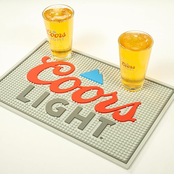 LORD'S ROCKS Coors Light Beer Glasses 16oz Pint Glass - Set of 4 Authentically Licensed Compatible