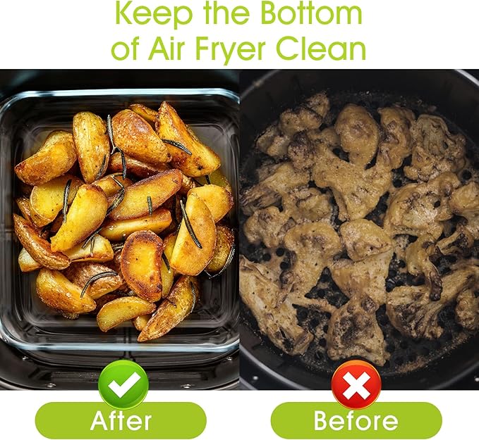 NUTRIUPS 2.4QT Square Glass Baking Dishes, 9x9In Square Baking Dish, Glass Baking Dish for Oven