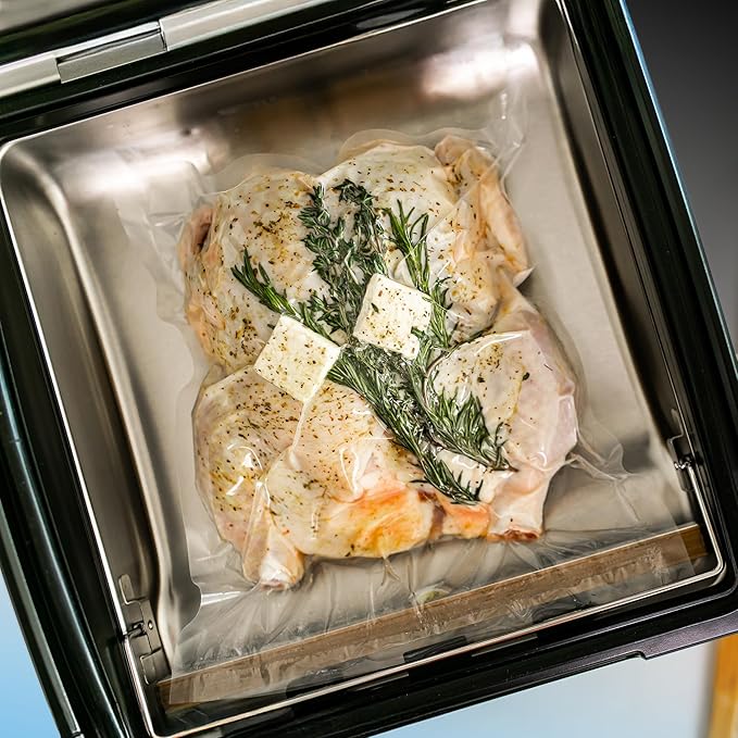 Avid Armor Chamber Vacuum Sealer Bags – Heavy Duty, BPA-Free, Pre-Cut Chamber Vacuum Bags for Food Preservation, Freezer Storage, Sous Vide and more, 250/Pack (8x10) – Multi-Use Vacuum Bags