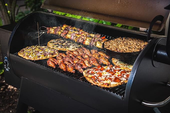 Traeger Grills Pro 34 Electric Wood Pellet Grill and Smoker, Bronze, 884 Square Inches Cook Area, 450 Degree Max Temperature, Meat Probe, 6 in 1 BBQ Grill