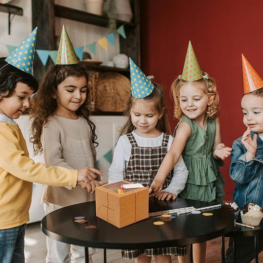 20Pcs Mini Cake Boxes with Window, 6x6x5 Inches Brown Bakery Boxes, Small 4 Cupcake Boxes, Cake Packaging for Pastries, Cookies, Chocolates, Cupcakes, Birthday Party, Wedding