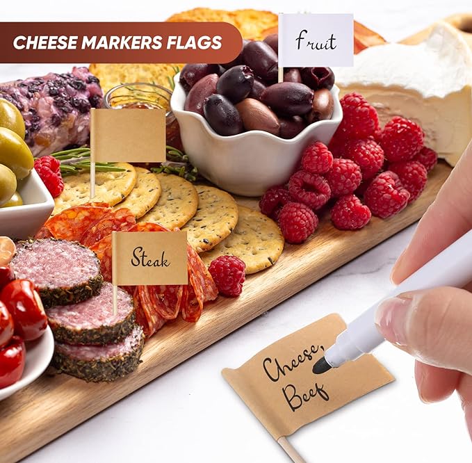 14 Pieces Charcuterie Board Accessories Cheese Spreader Knives Set Stainless Steel Charcuterie Utensils Spreader Knives Mini Serving Tongs Spoons and Forks for Cheese and Pastry Making(Silver)