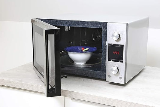 Charles Viancin - Blackberry Silicone Lid for Food Storage and Cooking - 8''/20cm - Airtight Seal on Any Smooth Rim Surface - BPA-Free - Oven, Microwave, Freezer, Stovetop and Dishwasher Safe