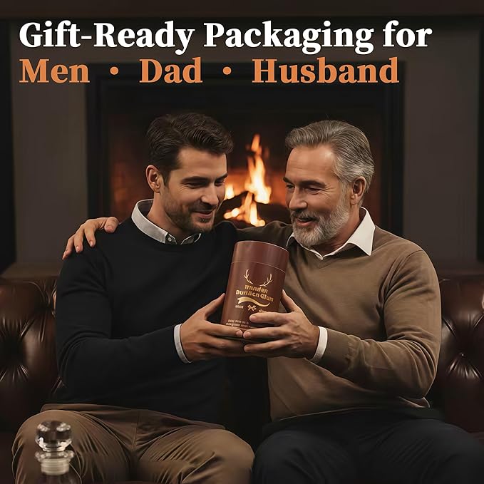 Charred Wooden Whiskey Glass – Handcrafted Bourbon Tumbler with Charred Interior | Old Fashioned Whiskey Glass for Bourbon Lovers | Unique Christmas Whiskey Gifts for Men, Dad, Husband