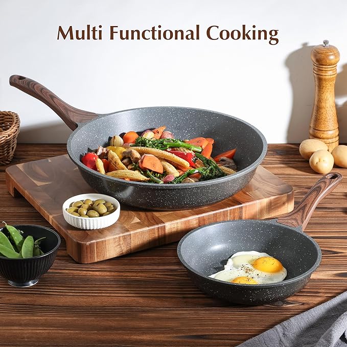 SENSARTE Nonstick Frying Pan (9.5 Inch)