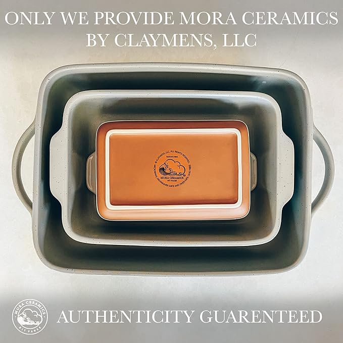 Mora 9x13in Deep Porcelain Baking Dish - Oven to Table, Freezer Safe