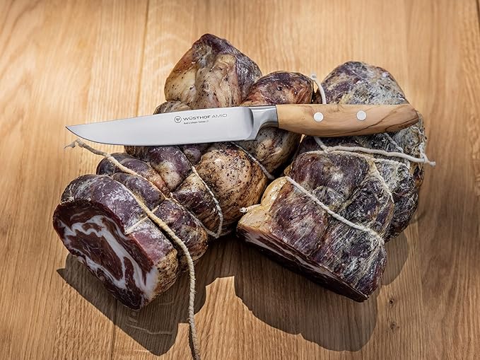 Wüsthof AMICI 4.5" Steak Knife, Tan
