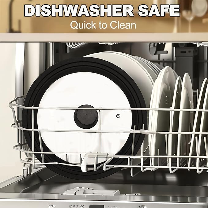 Replacement Silicone Knobs for Pot Lid, Soft Universal Pan Lid Handles - Heat Resistant and Non-Slip Holding Handle Knobs for Kitchen Cookware Lids and Covers - Dishwasher Safe (2 Pack)