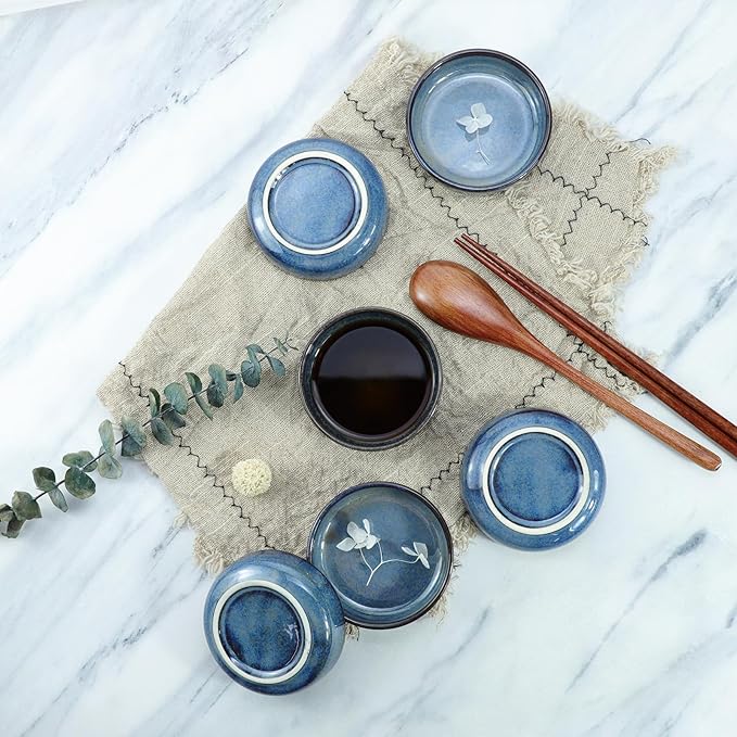 Vintage Style Ceramic Side Dishes Set of 6