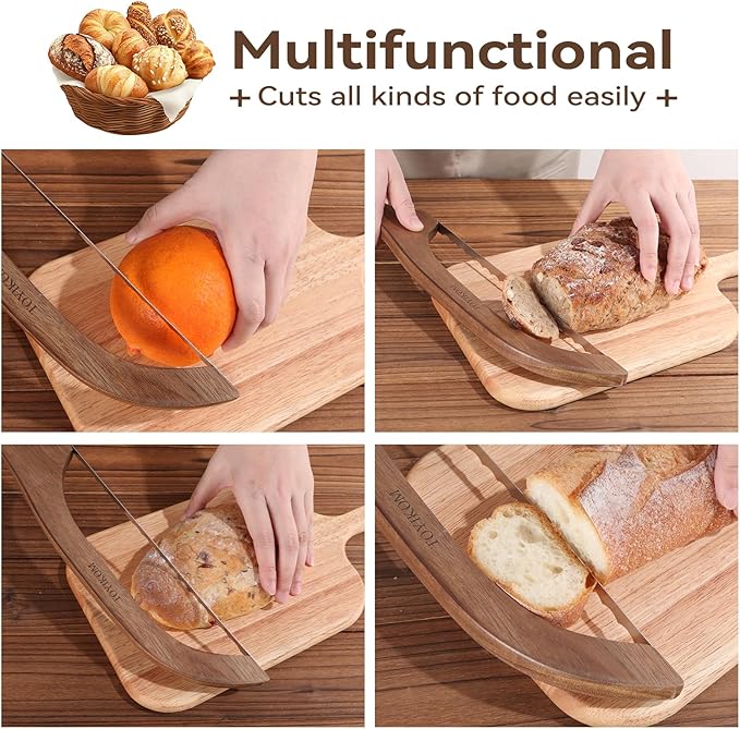 Sourdough Bread Knife for Homemade Bread, Sourdough Bread Slicer for Homemade Bread, Bread Cutter for Homemade Bread, Serrated Bread knife, Sourdough Knife for Slicing, Bread Bow Bread Saw