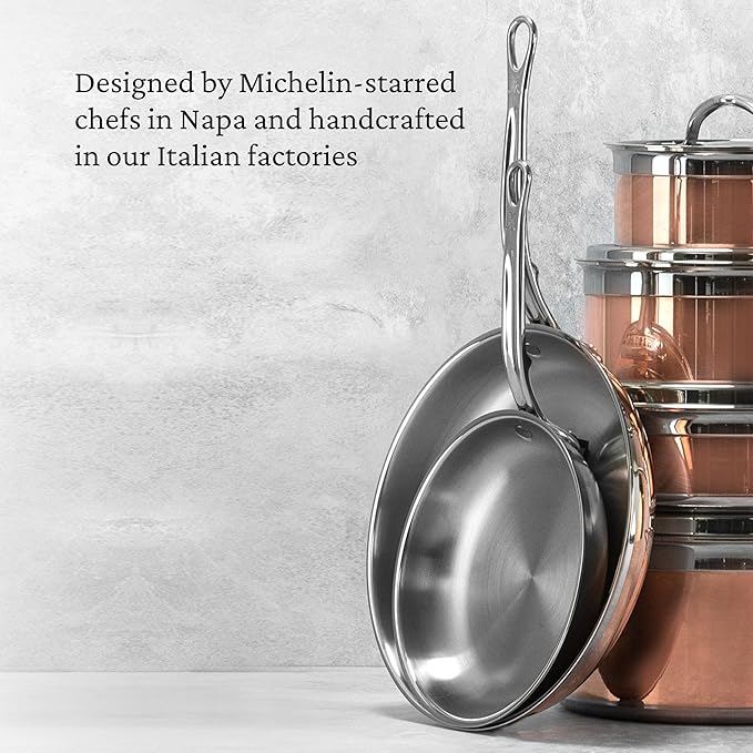 Hestan - CopperBond Collection - 100% Pure Copper Stock Pot, Induction Cooktop Compatible, 6 Quart