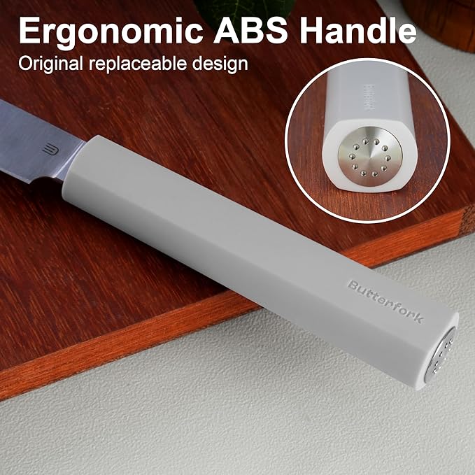 3.5 Inch Paring Knife, AR-RPM9 Steel Fruit Vegetable Knife with Ergonomic ABS Handle Oak Sheath, Ultra Sharp Kitchen Knife for Peeling Coring Cutting, Gift for Home Chefs