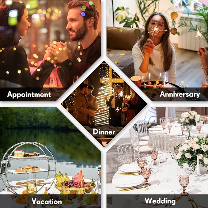 Cunhill 24 Pcs Charcuterie Accessories Mini Cocktail Tongs Small Serving Spoons and Appetizer Forks Stainless Steel Tongs Charcuterie Utensils for Valentine Party Supplies(Vivid Sharp Spoon,Black)