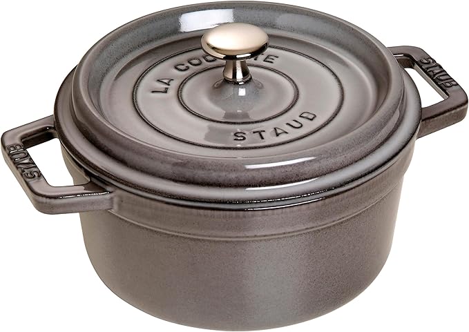 STAUB 40509-304-0 Cocotte Round 20cm Graphite grey