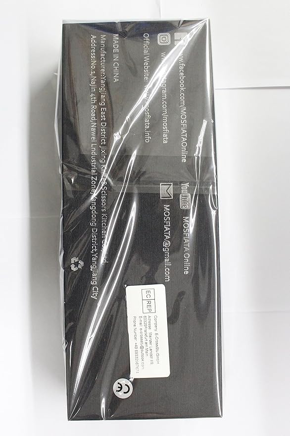 MOSFiATA 6" Boning Knife, Sharp Kitchen Cooking Knife with Finger Guard and Knife Sharpener, German High Carbon Stainless Steel EN1.4116 Chef’s Knife with Micarta Handle and Gift Box