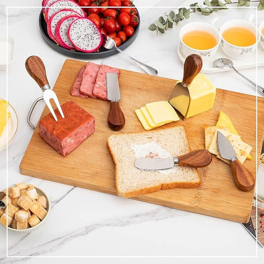 Charcuterie Accessories (14 Pcs), Cheese Spreaders for Charcuterie Board, Mini Serving Spoons, Forks and Mini Serving Tongs - Charcuterie Utensils for Butter, Cheese and Pastry Making