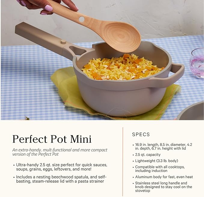 Our Place Cookware Set - Complete 13-Piece Set Including Always Pan 2.0, Mini Always Pan, Perfect Pot, and Mini Perfect Pot | Multifunctional, Toxin-Free Nonstick | Replaces 36 Pieces | Steam