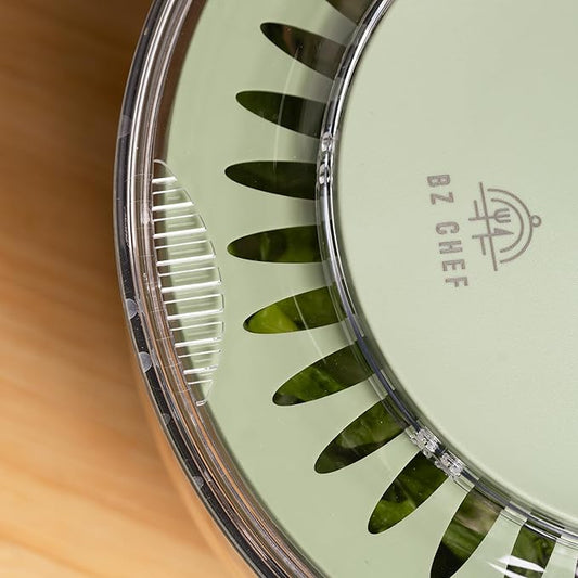 Generic BZ Chef Salad Spinner Pro: Large 4L Salad Bowl with Built-in Colander Drain - Effortless Washing, Spinning, and Drying for Crisp Greens and Veggies - Kitchen Essential Gadgets