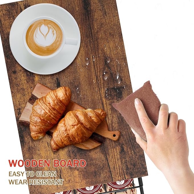 NANANARDOSO Coffee Pod Holder For Counter, 4 Tier Coffee Pod Drawer for Keurig Pod Storage Drawer Holder, 72 Capacity Pods Storage Organizer Cups Capsule with Sliding Baskets for Coffee Station