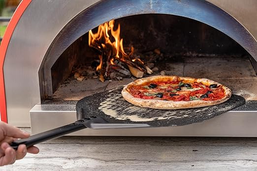 Browne Foodservice Napolitani Hard Anodized 16 x 18 Inch Pizza Peel, 26 Inch Handle