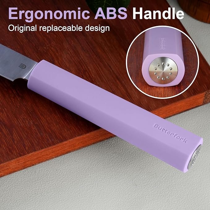 3.5 Inch Paring Knife, AR-RPM9 Steel Fruit Vegetable Knife with Ergonomic ABS Handle Oak Sheath, Ultra Sharp Kitchen Knife for Peeling Coring Cutting, Gift for Home Chefs