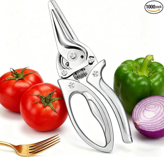 2025 New Heavy Duty Kitchen Scissors,Multifunctional Heavy-Duty Kitchen Shears,Stainless Steel Scissor,Scissors All Purpose for Food,All-Steel Chicken Bone Shears,for Chicken Meat Seafood Bone Cutting