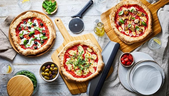 Ooni 16” Bamboo Pizza Peel – Wooden 16 Inch Serving Board, Pizza Spatula Paddle, Pizza Oven Accessories